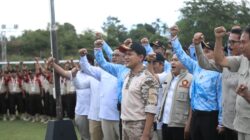 Dek Fadh Bakar Semangat 510 Laskar Gerindra Aceh di Kota Jantho
