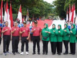 Peringati HUT Ke-81 TNI, Kodam IM Gelar Kirab Merah Putih