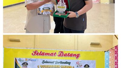 Turnamen Catur Kajari Aceh Selatan Berakhir, Zulkhairi Juara