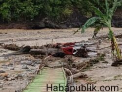Diguyur Hujan Lebat, Jembatan Gantung Reje Payung di Linge Kembali Putus