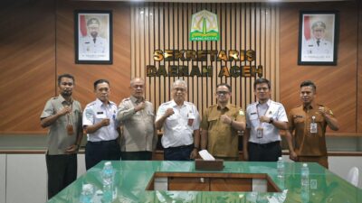 Plt. Sekda Aceh Perkuat Sinergi dengan BMKG untuk Kesiapsiagaan Bencana