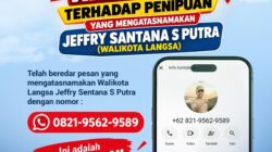 Waspada! Penipuan Mengatasnamakan Wali Kota Langsa