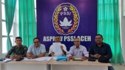Tiga Calon Tetap Resmi Bertarung dalam Pemilihan Ketua PSSI Aceh 2026–2030