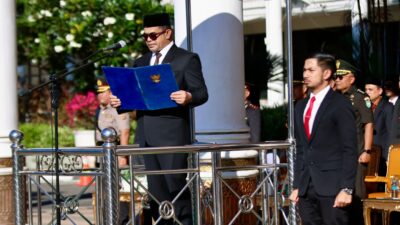Plt Sekda Aceh Pimpin Upacara Hari Kesaktian Pancasila di Halaman Kantor Gubernur