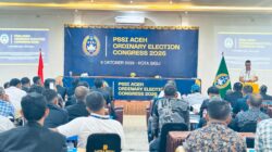 Buka Kongres Biasa PSSI Aceh, Kadispora T Banta Nuzullah Tekankan Persatuan dan Sportivitas