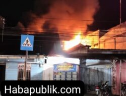 Kebakaran Dua Rumah Warga di Kemili, BPBD Aceh Tengah Kerahkan Empat unit Armada Padamkan Api