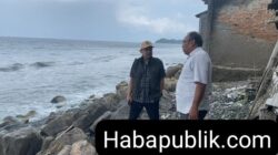 Tanggul Pengaman Pantai Di Kecamatan Samadua Rusak Parah, Dinas PUPR Lakukan Peninjauan