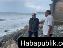 Tanggul Pengaman Pantai Di Kecamatan Samadua Rusak Parah, Dinas PUPR Lakukan Peninjauan