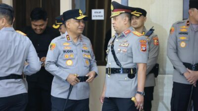 Hadiri Sertijab Sejumlah PJU Mabes dan Kapolda Jajaran, Kapolda Aceh Ucapkan Selamat