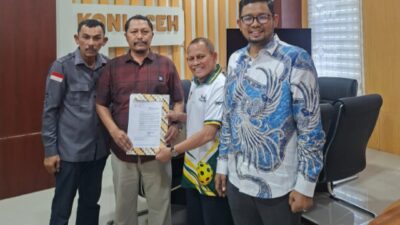 Terima Audiensi Pengurus KSMI Aceh, KONI Sebut Sepakbola Mini Punya Prospek Besar