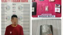 Satresnarkoba Polres Nagan Raya Amankan Seorang Pelaku Penyalahgunaan Narkotika