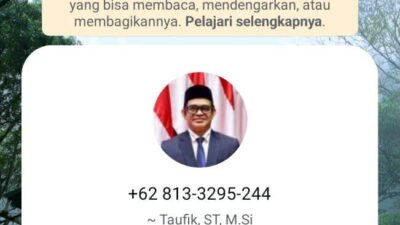 Waspada! Nomor WhatsApp Catut Nama Plt Sekda Aceh Taufik