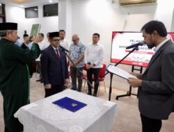 Gubernur Mualem Lantik Taufik sebagai Penjabat Sekda Aceh di Medan