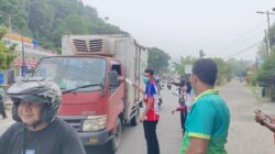 Antisipasi Dampak Kabut Asap, Dinkes Aceh Selatan Bagikan Masker kepada Warga