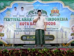 Buka FASI 2026, Wali Kota Sabang Tekankan Pentingnya Pembinaan Generasi Qurani
