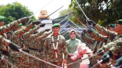 Brigjen TNI Mahesa Fitriadi Jalani Tradisi Penyambutan sebagai Pangdam Iskandar Muda
