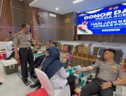 Peringati Hari Jadi Ke-75 Humas Polri, Bidhumas Polda Aceh Gelar Donor Darah