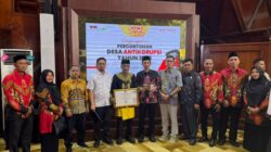 Pasi Pinang Aceh Barat Terima Penghargaan Desa Percontohan Anti Korupsi dari BPK RI