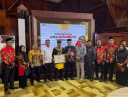 Pasi Pinang Aceh Barat Terima Penghargaan Desa Percontohan Anti Korupsi dari BPK RI