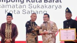 Kuta Barat Sabang Raih Penghargaan Desa Antikorupsi Aceh, Zulkifli Tekankan Integritas Pemerintahan Gampong