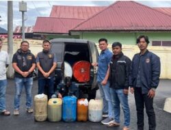 Satreskrim Polres Aceh Tengah Kembali Amankan Dua Pelaku Penyalahgunaan BBM Bersubsidi