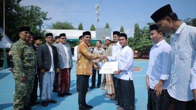 Pimpin Upacara Hari Santri, Bupati Aceh Besar Ajak Santri Lestarikan Bahasa Aceh