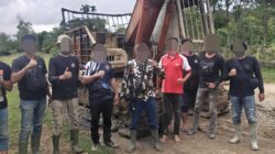 Polres Nagan Raya Amankan Terduga Pelaku Tambang Emas Ilegal, Sejumlah Barang Bukti Disita