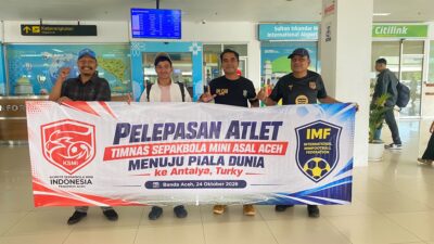 Keterbatasan Dana, KSMI Aceh Berangkatkan Satu Atlet ke Piala Dunia Minifootball