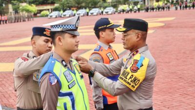 Wakapolda Aceh Pimpin Apel Gelar Pasukan Operasi Patuh Seulawah 2026
