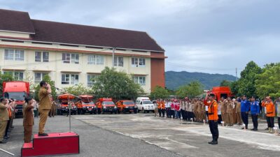 Pj Sekda Aceh Pimpin Apel Kesiapsiagaan Bencana, Antisipasi Puncak Musim Hujan