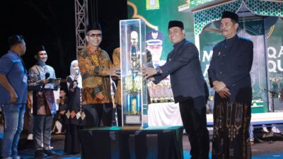Raih Juara Umum MTQ ke-35 Aceh Besar, Peukan Bada Boyong Piala Bergilir